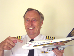 Captain David Henderson Singapore Airlines