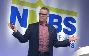 David Meade speaks at NMBS conference